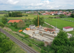 Gemeinde Brunnen, Anschluss an Kläranlage Schrobenhausen